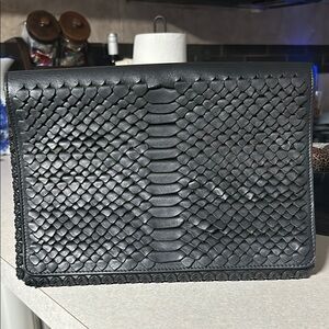 Black Snake/Python Men's Bag